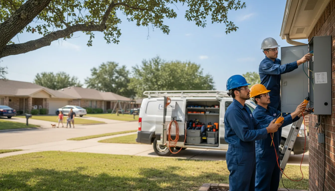 Certified electrician providing emergency electrical services in Meeker, OK